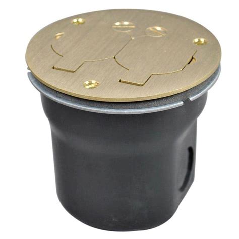 round metal floor boxes|surface mount floor box.